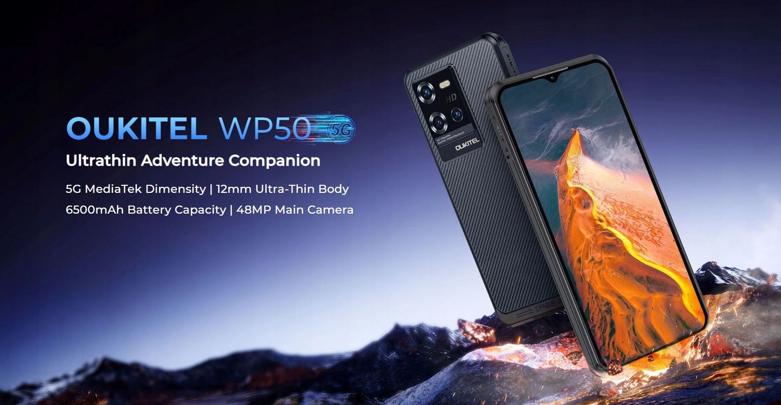 Oukitel WP50 4GB+256GB black / 6.6" / 256GB / Android 14 Built-in memory 256 GB