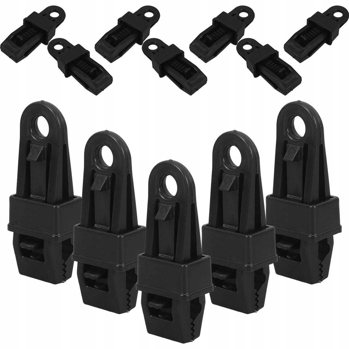 Outdoor Black Plastic Tent Clips with Windproof Canopy Fasteners Manufacturer code 22226797