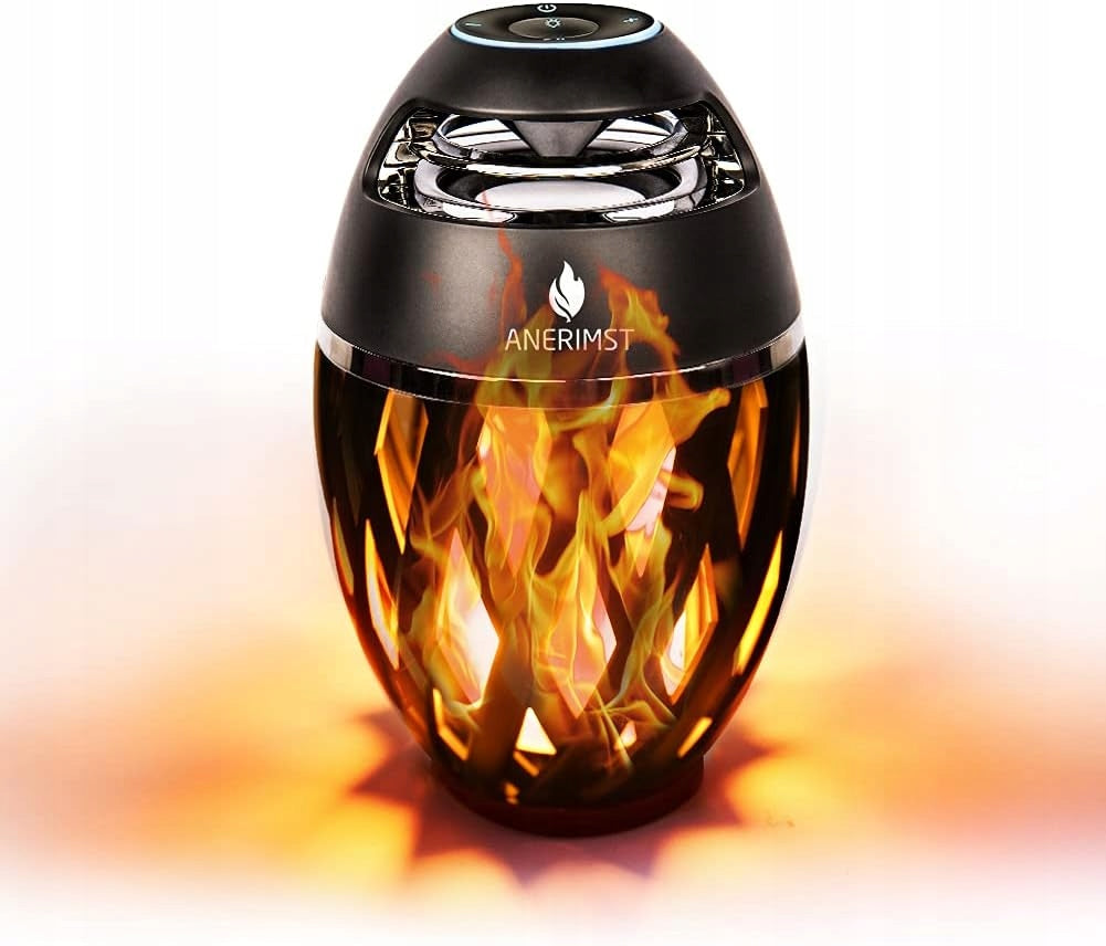 Outdoor Bluetooth Speaker With Flame Atmosphere BT5.0 Stereo Sound