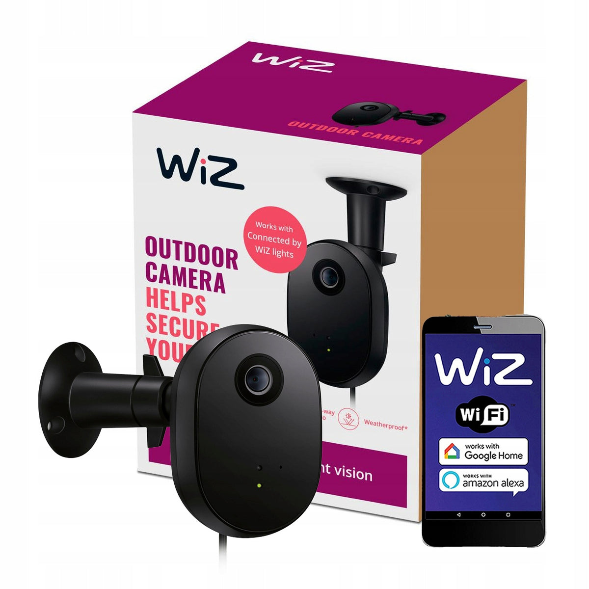 Outdoor Camera FullHD DAY NIGHT Smart Monitoring SMART WIFI WiZ