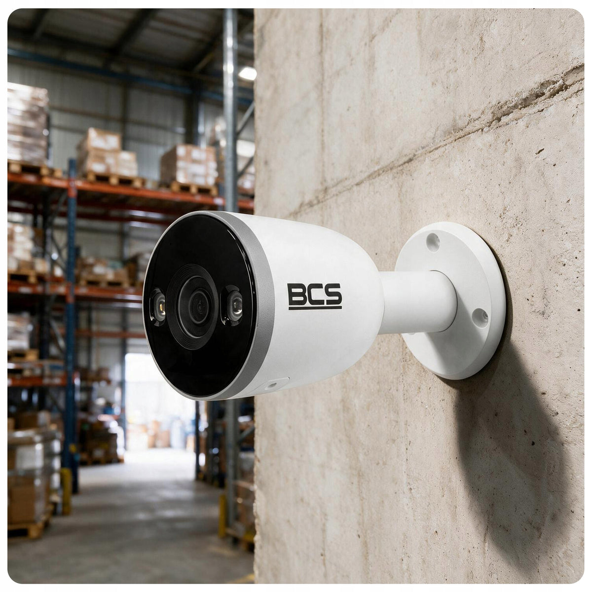 Outdoor Camera WiFi Wireless Tube 5Mpx Human Vehicle IR 30m BCS Brand BCS