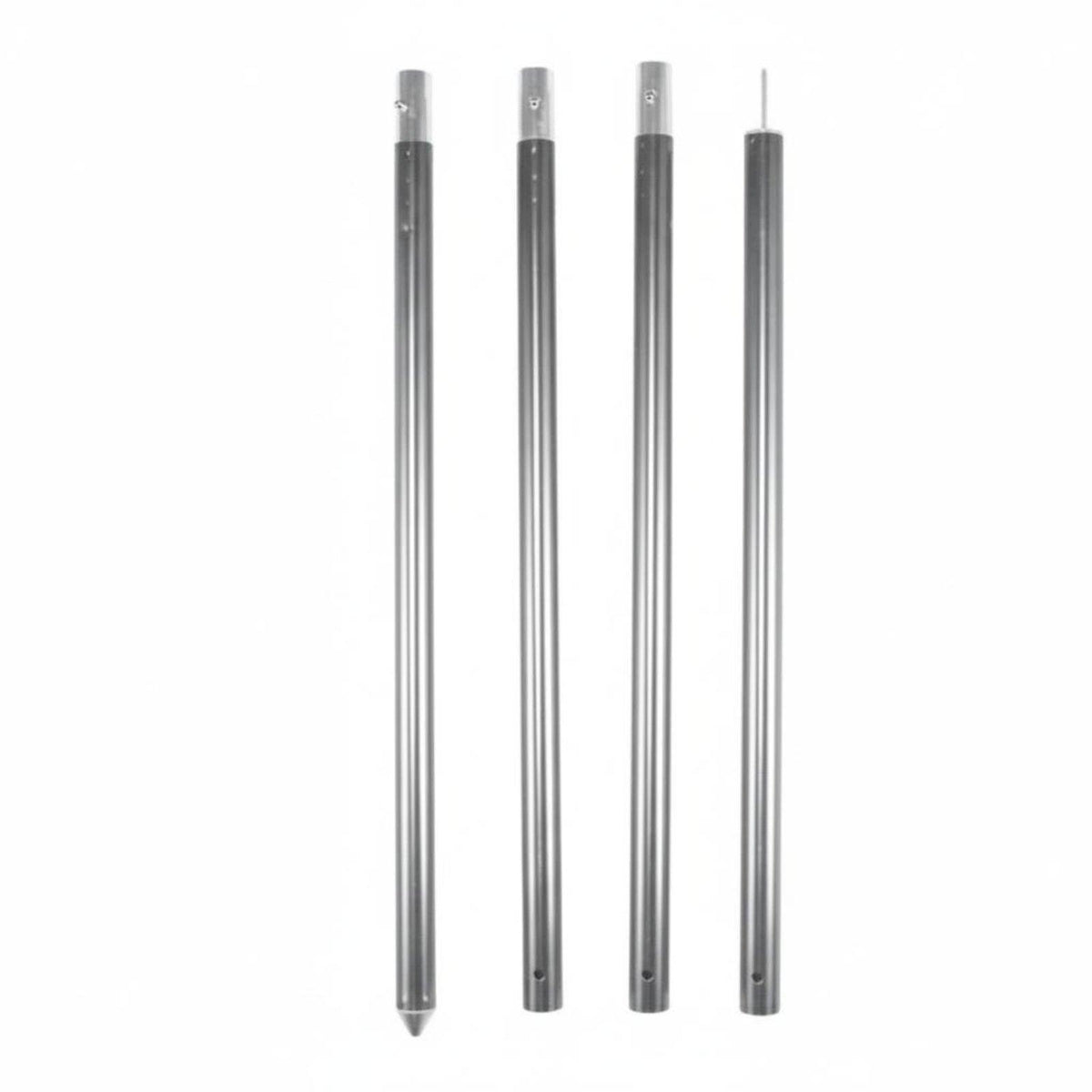 Outdoor Camping Aluminum Tent Pole Replacement Support Rod 28mm-2.4m Silver