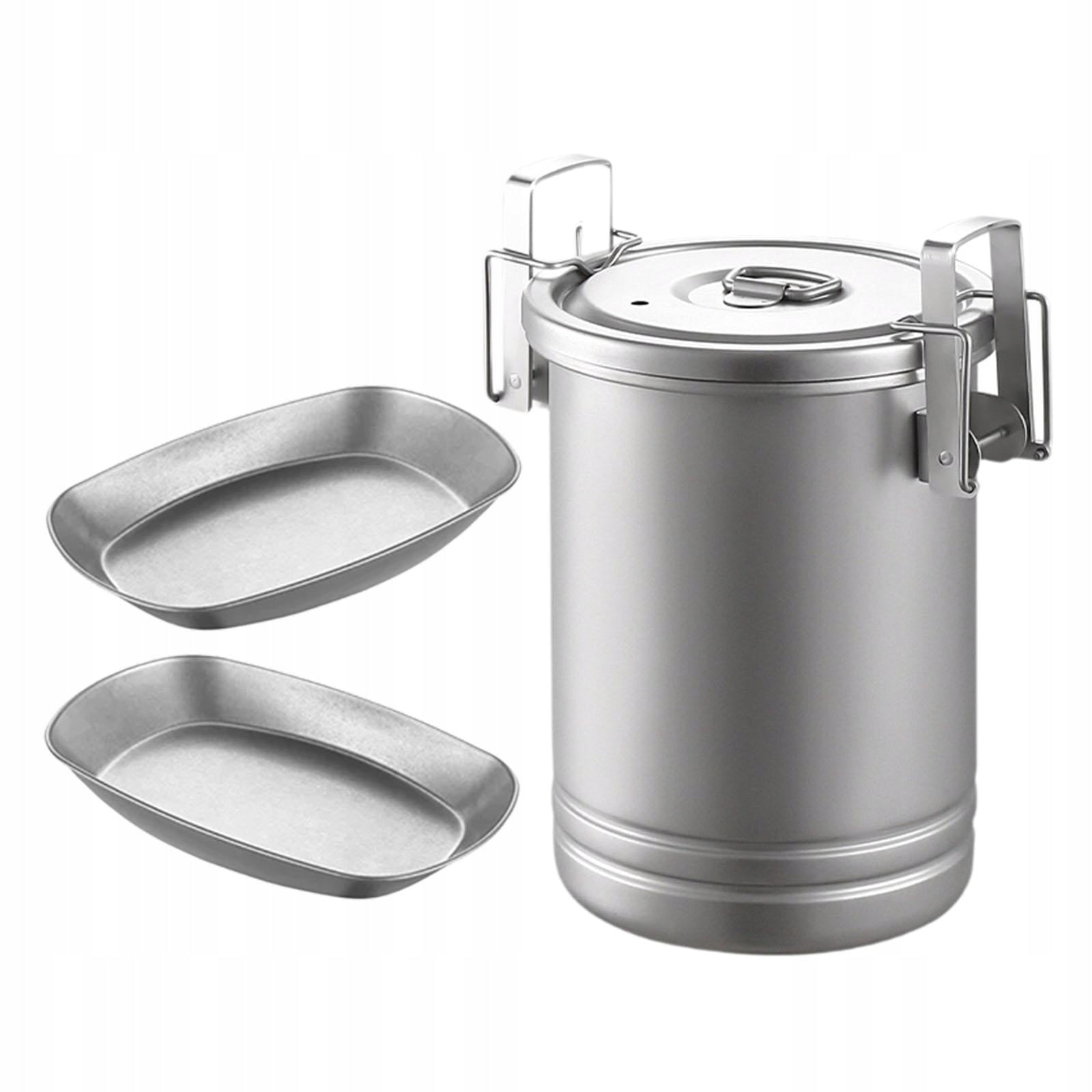 Outdoor Camping Cooking Pot Soup Pot Steaming Pot for Travel Type A