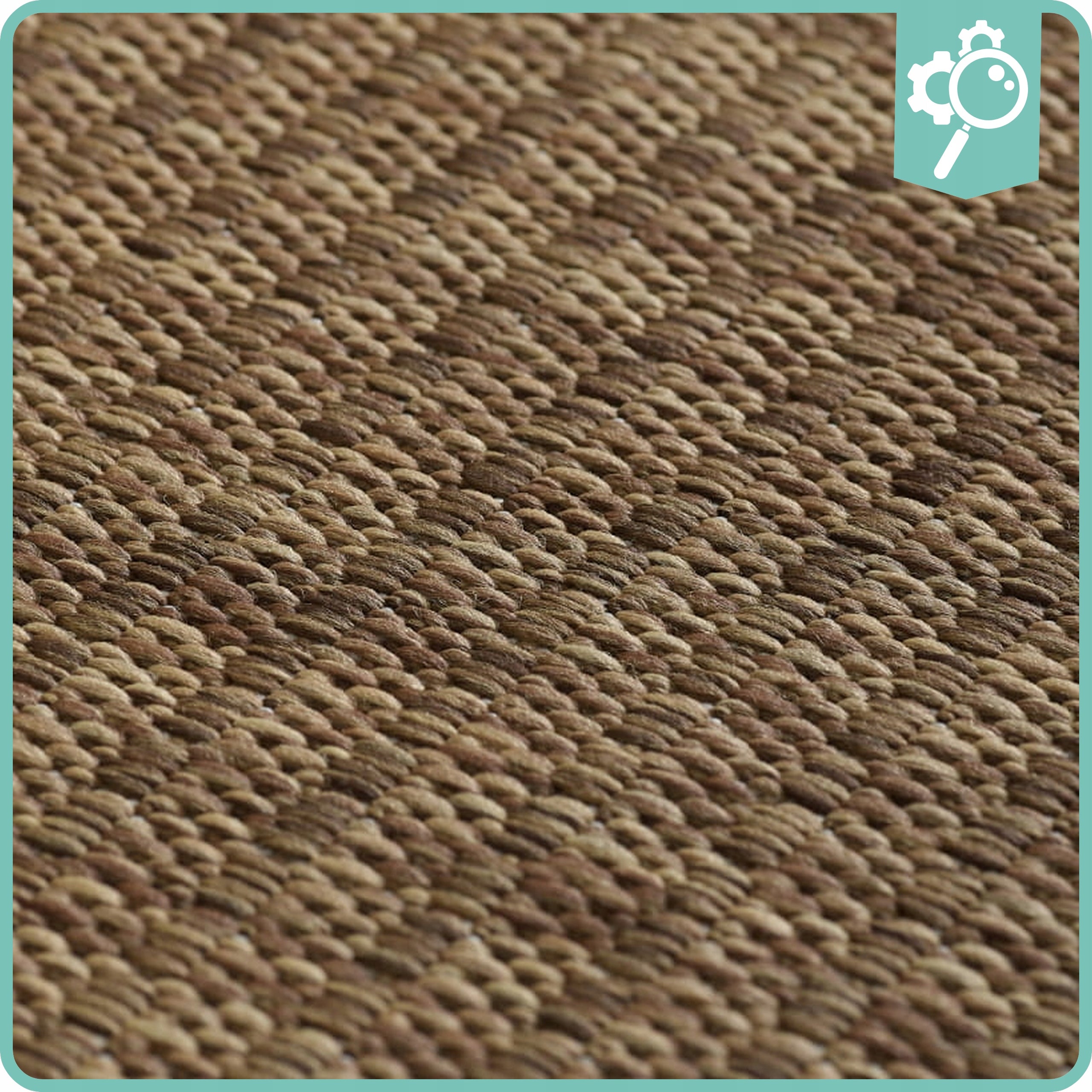 Outdoor Carpet For Terrace Balcony Waterproof 80x150cm Modern Brown Manufacturer code Dywan na taras Wodoodporny GIZA801501410BROWN