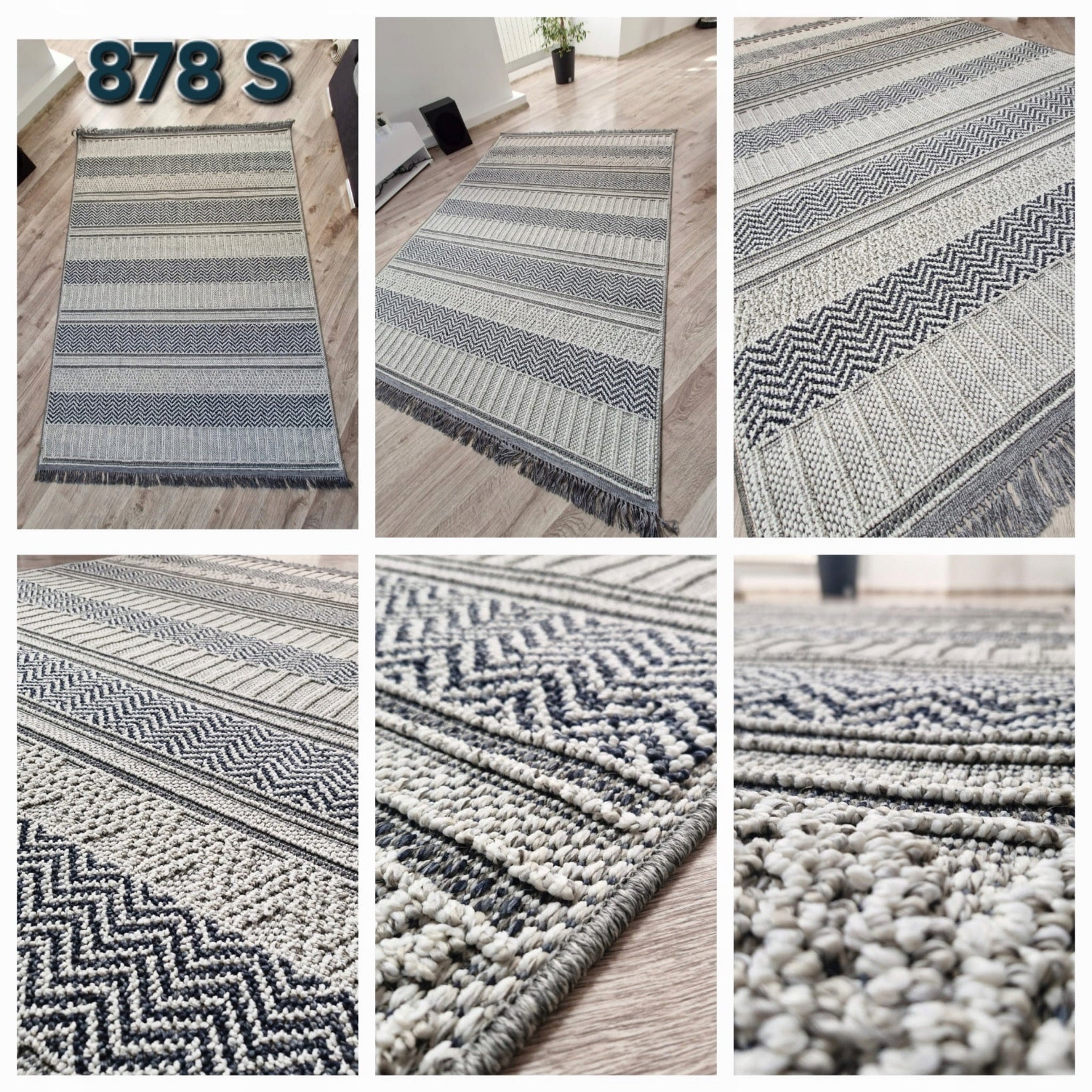 Outdoor Carpet Indoor Terrace Balcony Flat Woven 120x170 cm BOHO Manufacturer code Dywan 120x170 BOHO