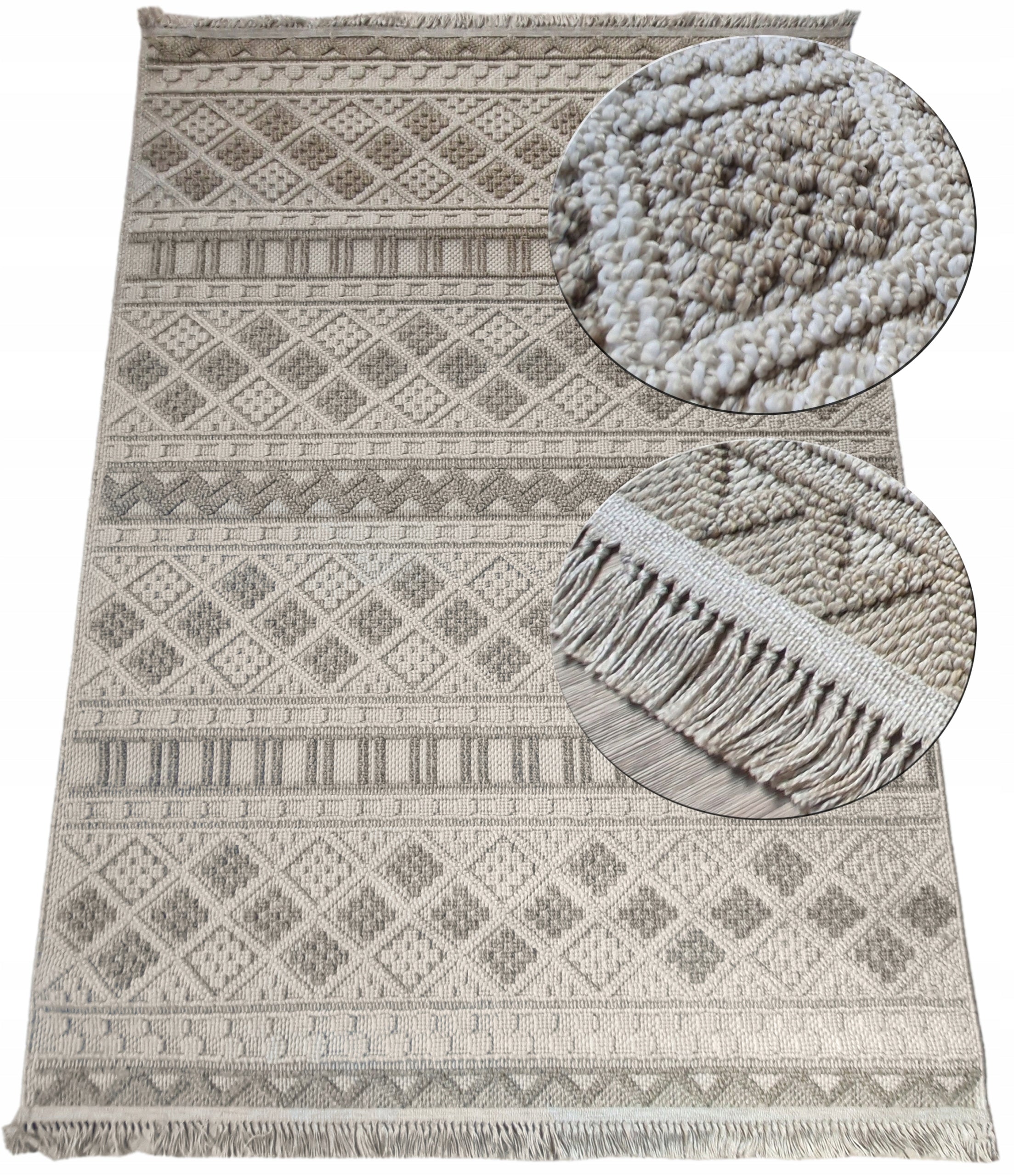 Outdoor Carpet Indoor Terrace Balcony Flat Woven 120x170 cm BOHO