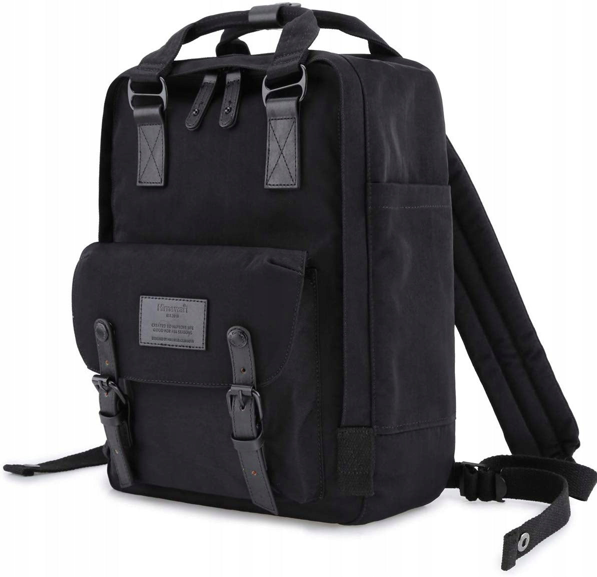 Outdoor City School Backpack Himawari HM188L for Laptop 13,3 14,1 black