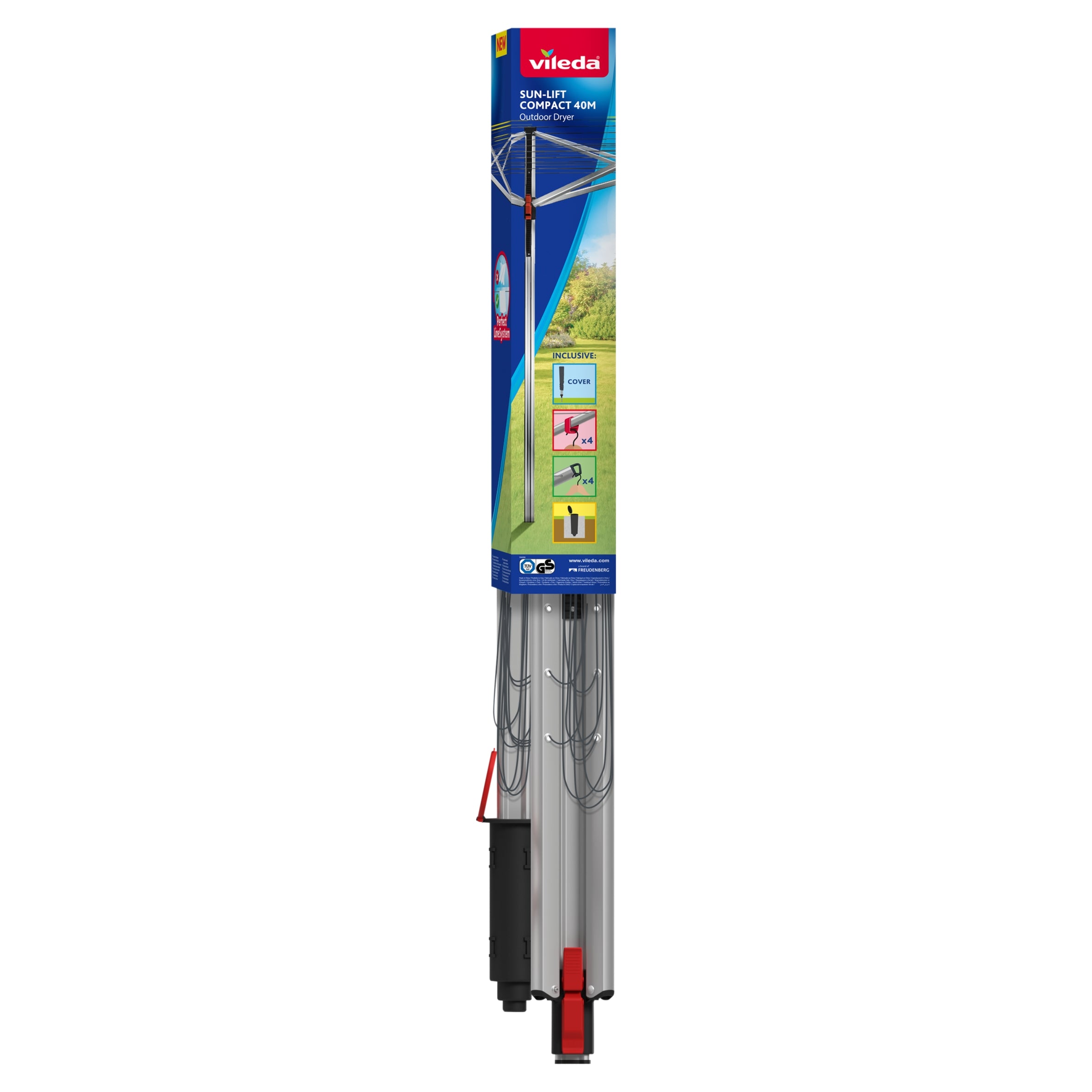Outdoor Dryer Vileda Sun Lift Compact 40 Manufacturer code 4023103228498