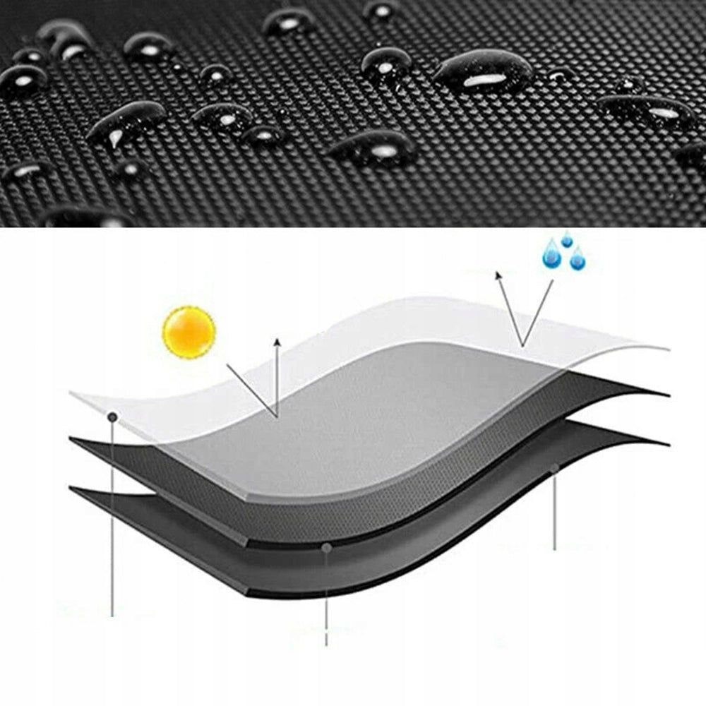 Outdoor Furniture Cover 230x165x80cm Waterproof Black 210D Kind For Table