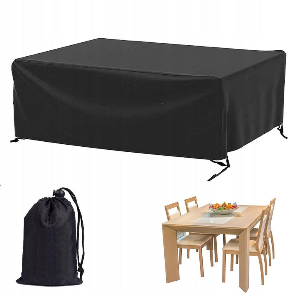 Outdoor Furniture Cover 230x165x80cm Waterproof Black 210D Manufacturer no brand