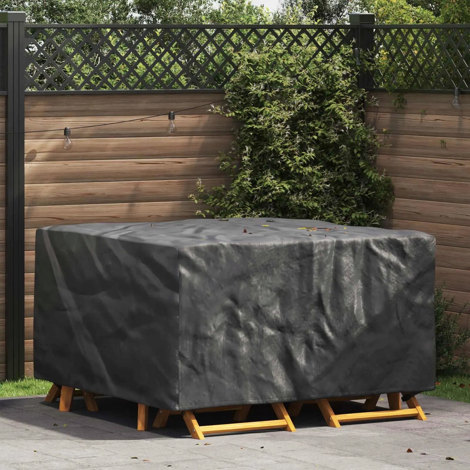 Outdoor Furniture Cover Black 150 x 150 x 75 cm 210D Manufacturer VidaXL