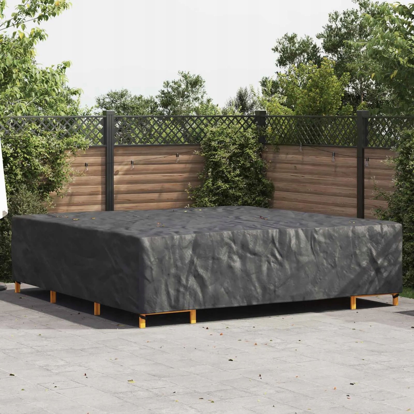 Outdoor Furniture Cover Black 300 x 300 x 70 cm 420D Manufacturer VidaXL