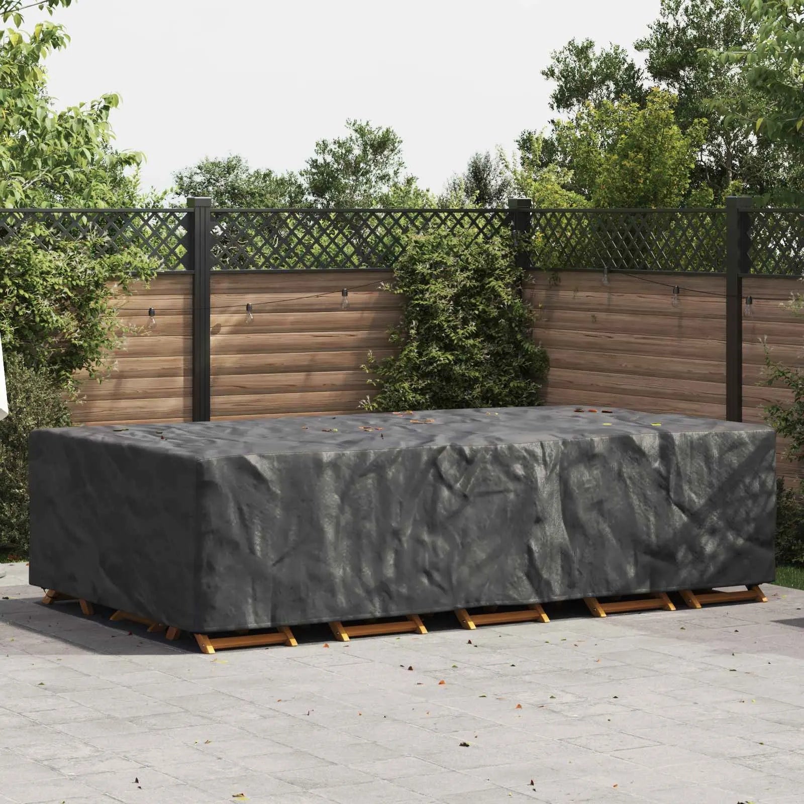 Outdoor Furniture Cover Black 315 x 180 x 74 cm 210D Manufacturer VidaXL