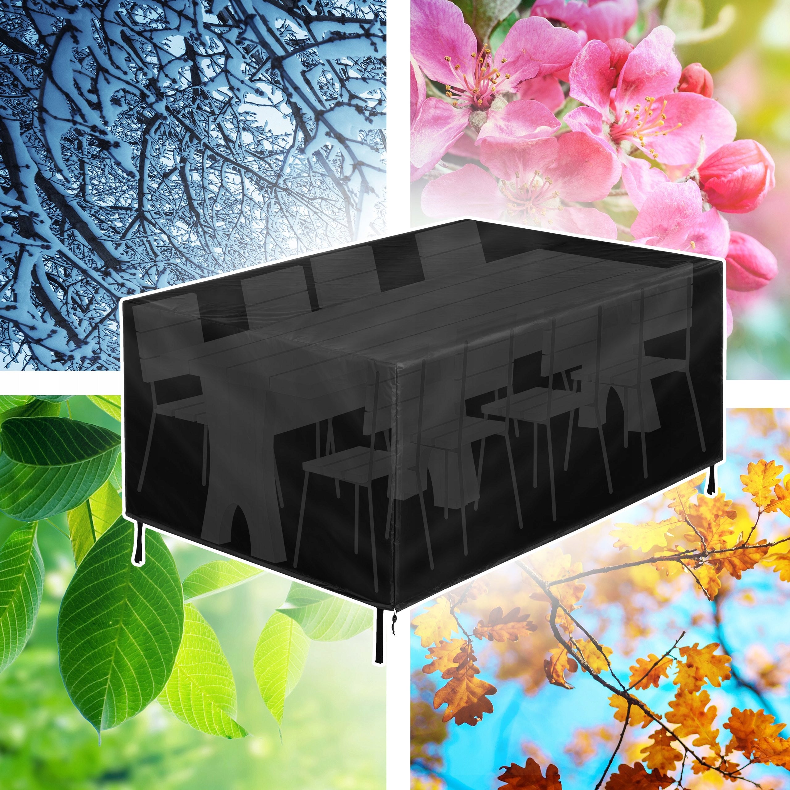 Outdoor Furniture Cover Waterproof For Catering Table Strong 180x120cm Kind for set