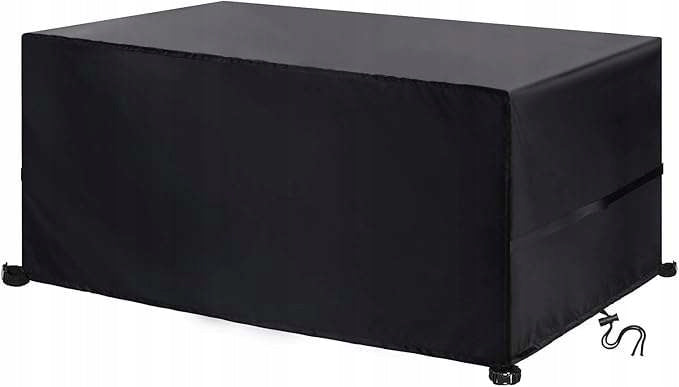 Outdoor Furniture Cover Waterproof Oxford 420D 100x80x74cm Black