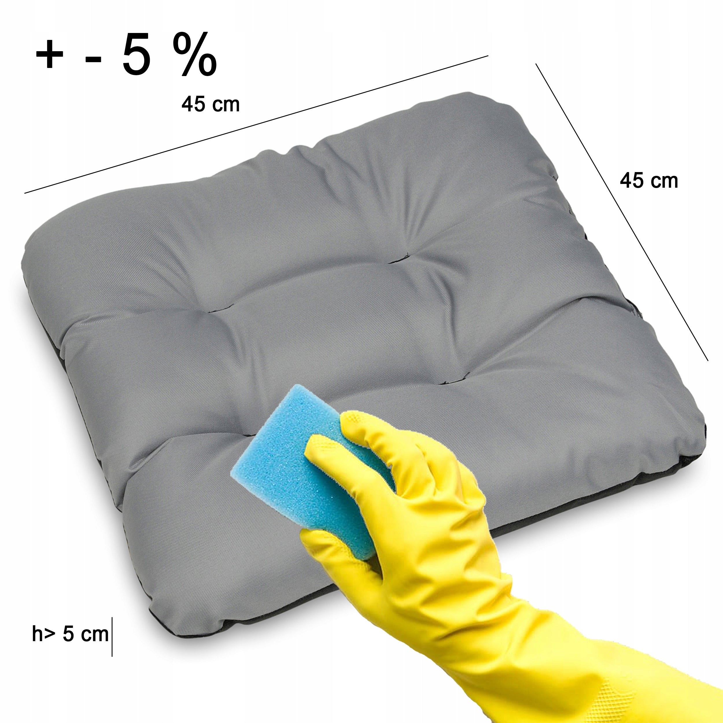 Outdoor GARDEN CUSHIONS tied on swing bench 180x60x50 +2 JAŚKI 45 Product weight with unit packaging 3 kg