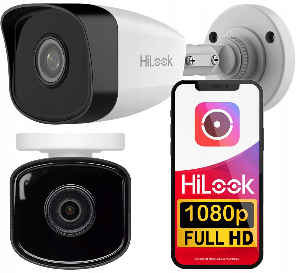 Outdoor IP Camera 2MPx HiLook by Hikvision IPC-B121H PoE App