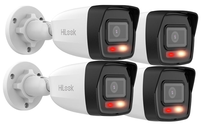 Outdoor IP Camera 4MPx 2K IPCAM-B4-30DL 4pcs HiLook by Hikvision