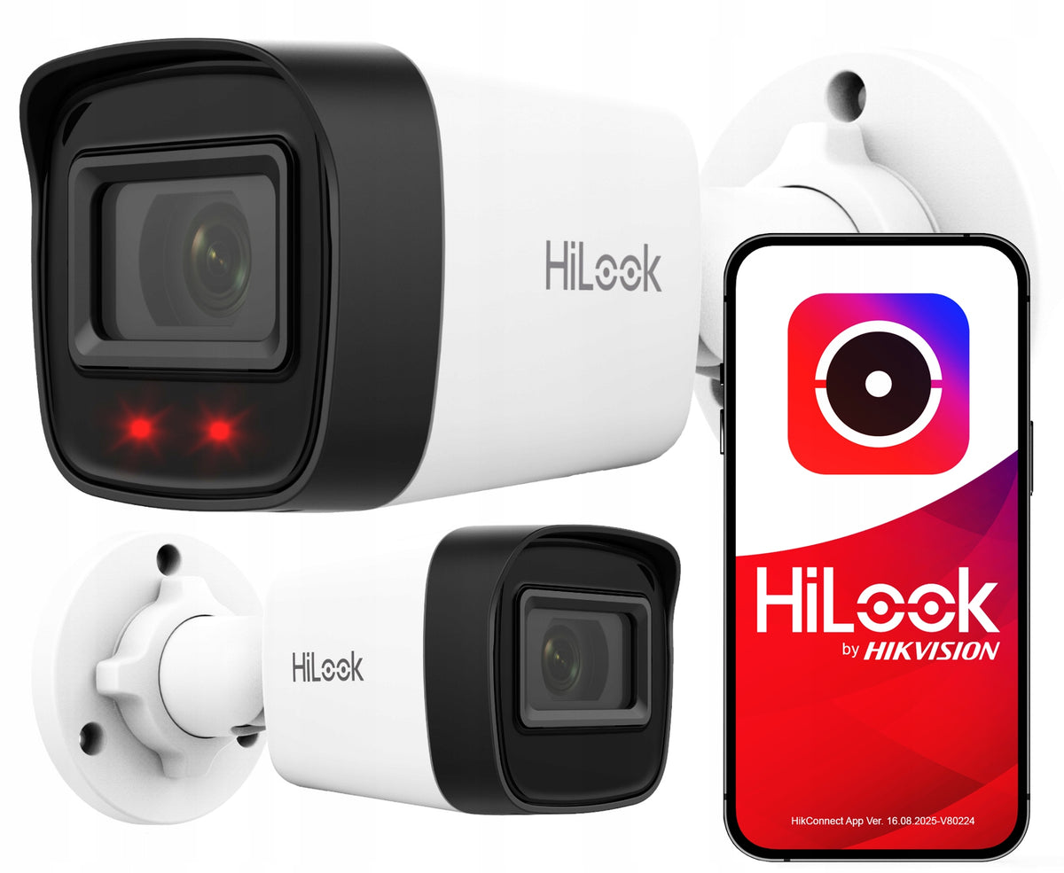 Outdoor IP Camera 4MPx IR20m PoE IPCAM-B4-P HiLook by Hikvision PoE