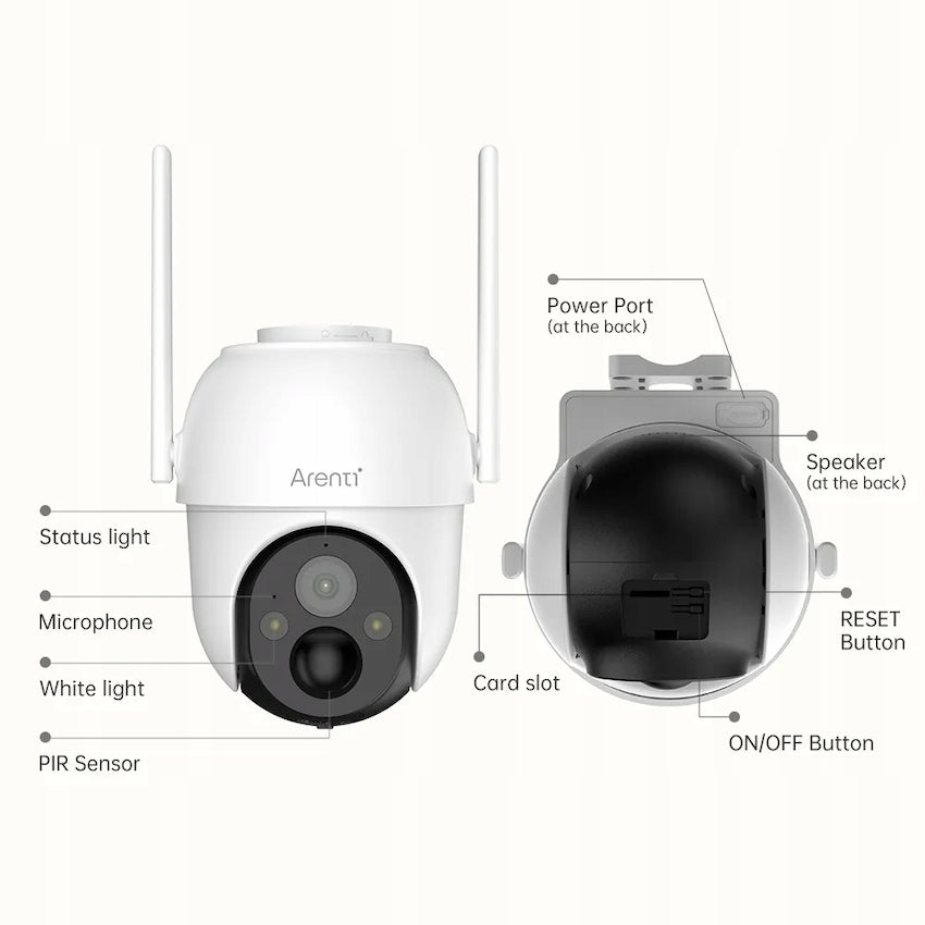 Outdoor IP Camera Arenti GO2T-SP2 Packaging status original