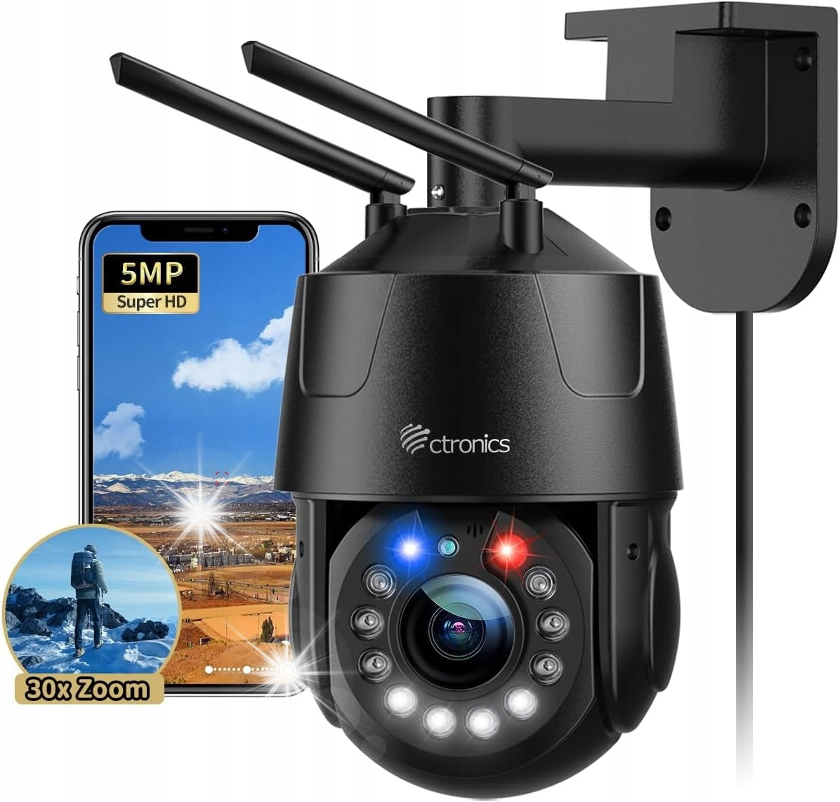 Outdoor IP Camera Ctronics CTIPC-550C