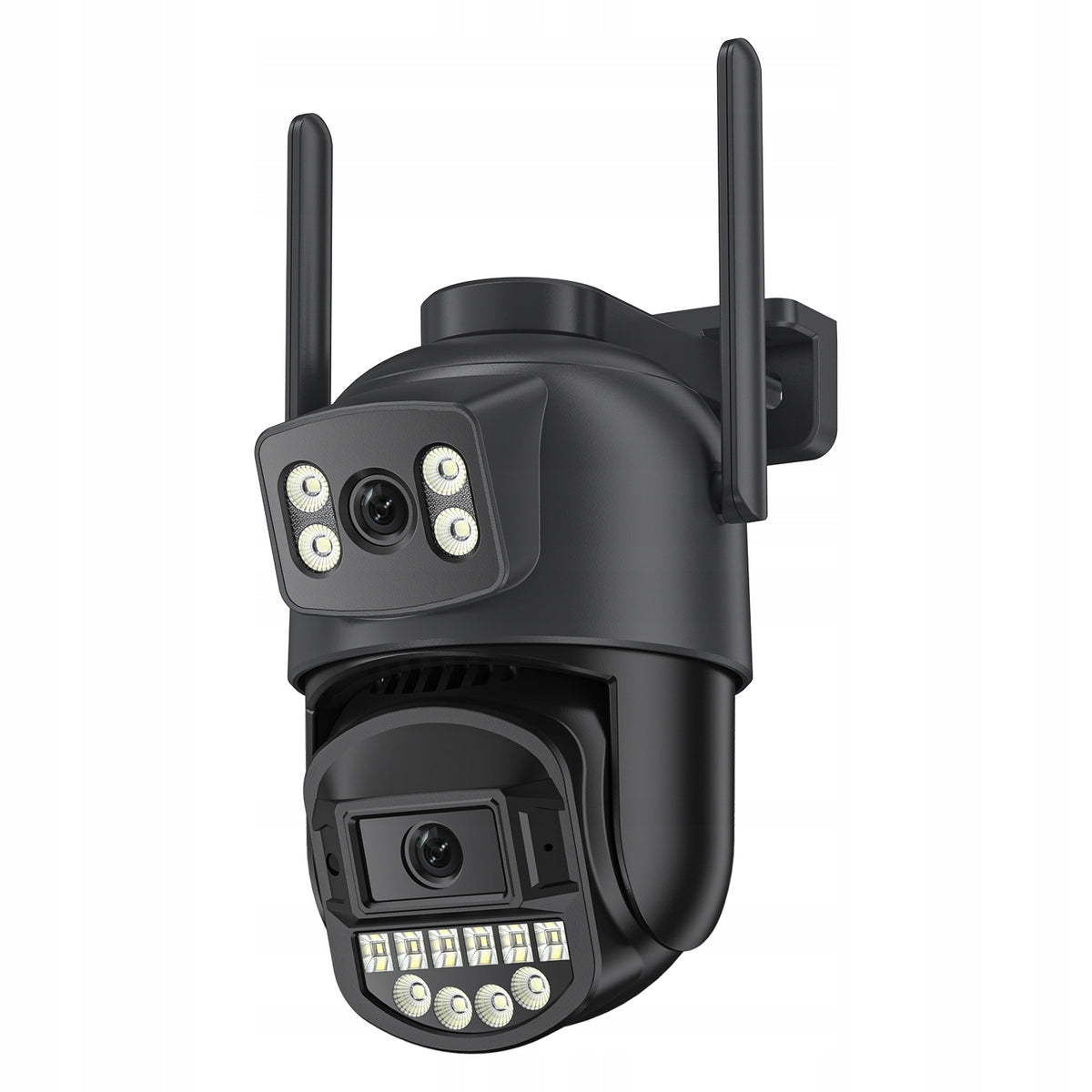 Outdoor IP Camera Fortis SO-CAM 10.0 Dual Lens High Resolution Black