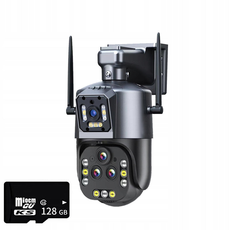 Outdoor IP Camera, Indoor Wi-Fi Camera 20x Zoom Monitoring 128GB