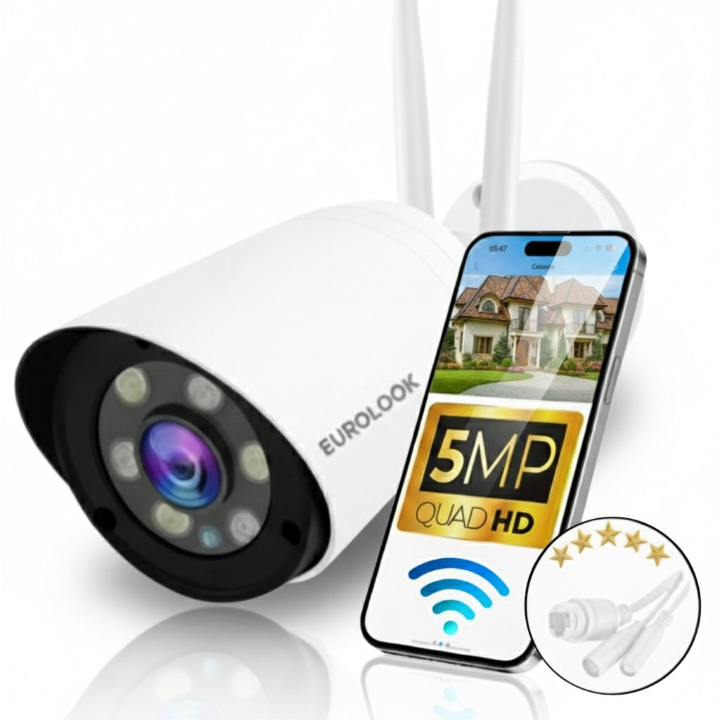 Outdoor IP Camera WIFI SONY 5MPX P2P H265 ONVIF