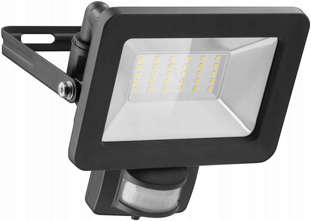 Outdoor LED headlight, 30 W, with motion sensor