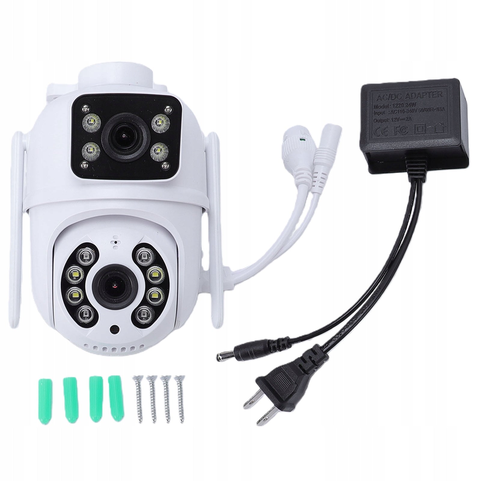Outdoor PTZ 1080P HD Security Camera Dual WiFi 6R Lens