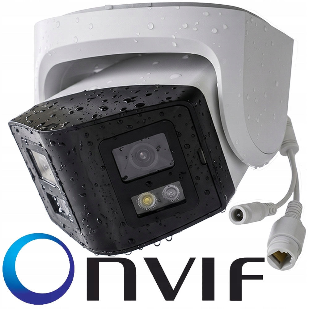 Outdoor Panoramic IP Camera 2x 4MPx 170° IP67 PoE ONVIF Videolink