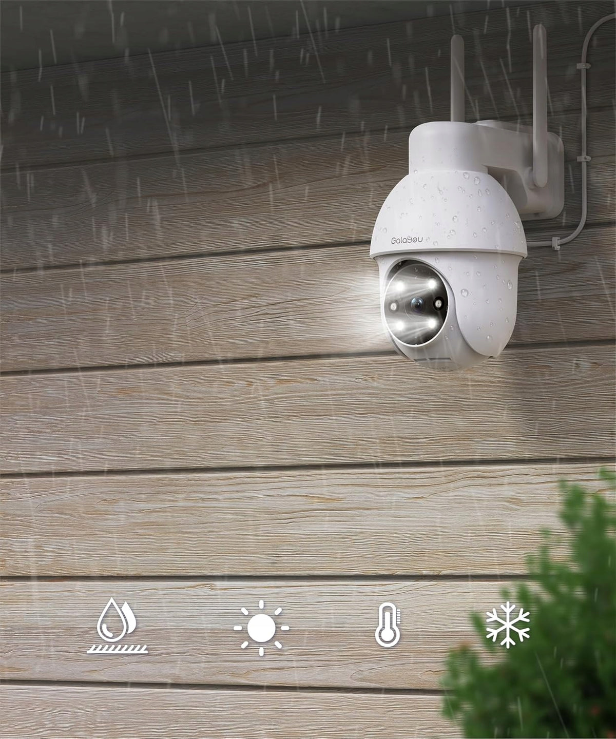 Outdoor Rotating Camera GALAYOU Y4 Wifi 2K HD 1080P Manufacturer code GALAYOU