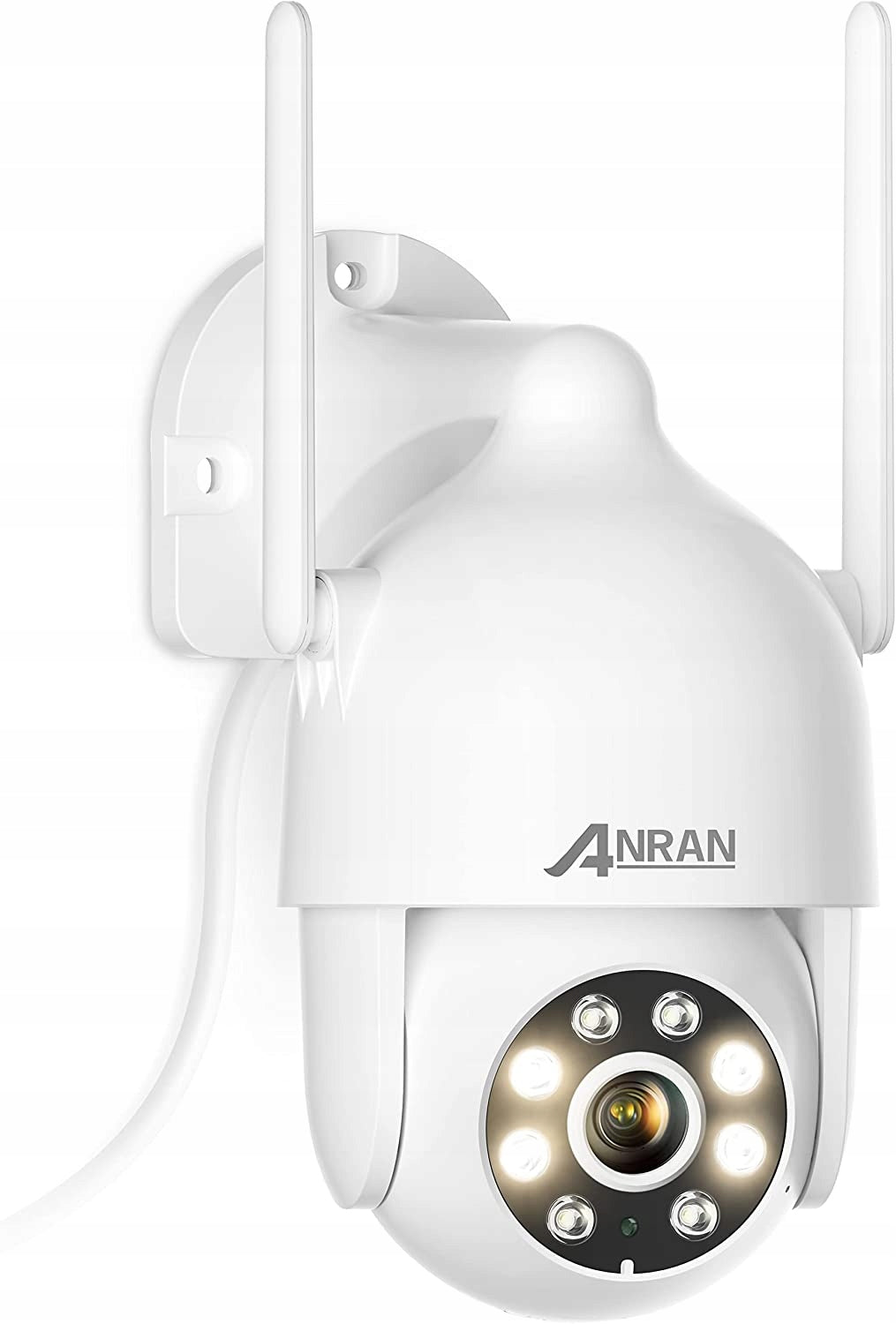 Outdoor Rotating Camera With Motion Detection Function Anran P2 White
