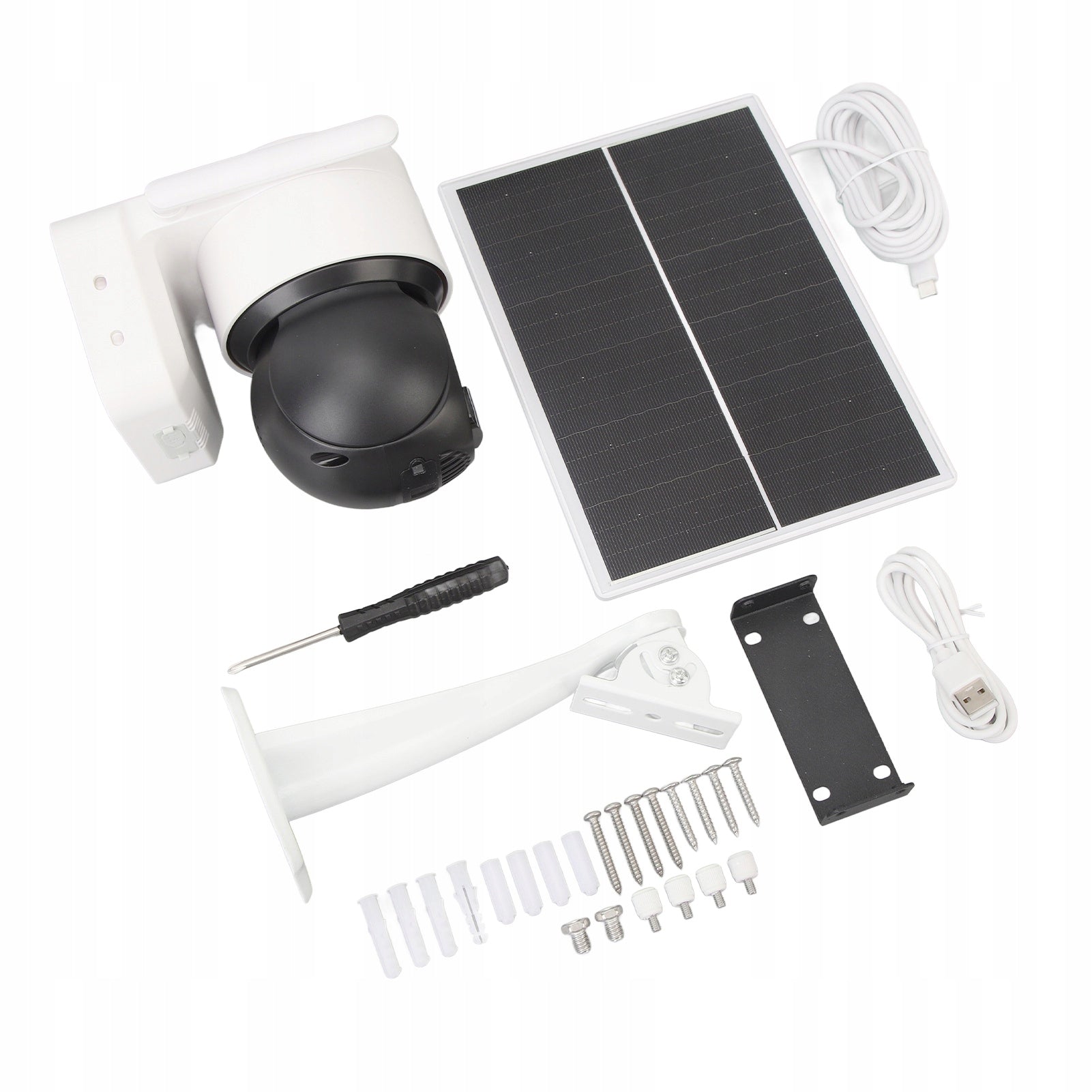 Outdoor Security Camera With Solar Panel 6600MAH 2 Way Talk 3MP JT