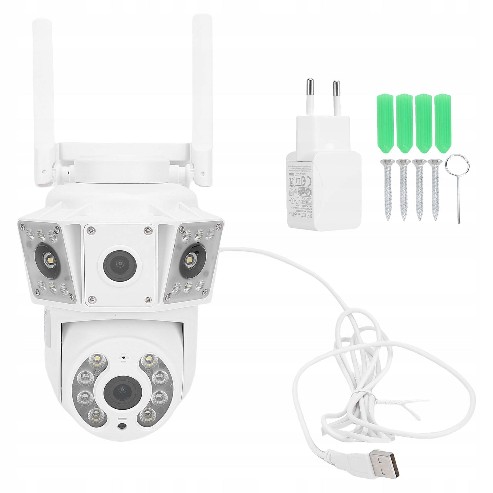 Outdoor Security Cameras 2 MP Wi-Fi Panoramic View V3 Camera Brand no brand