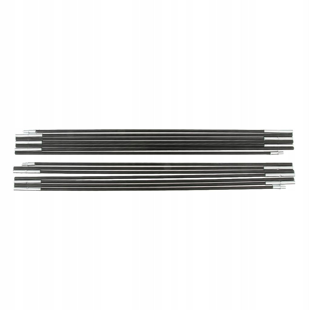 Outdoor Tent Fiberglass Pole Kit Rod 2 Poles 7 Section Each