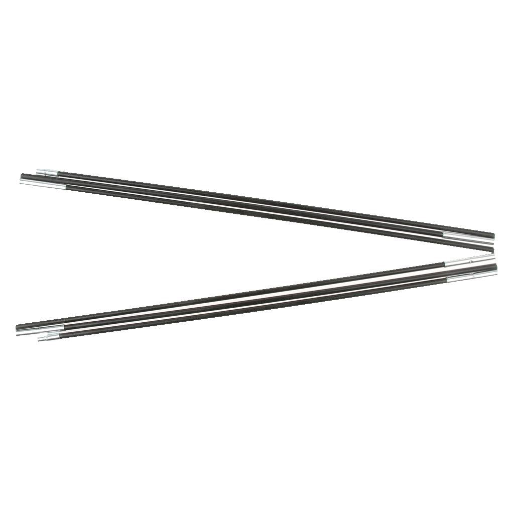 Outdoor Tent Fiberglass Pole Kit Rod Replacement 2 Poles 6 Section Each B Packaging status original