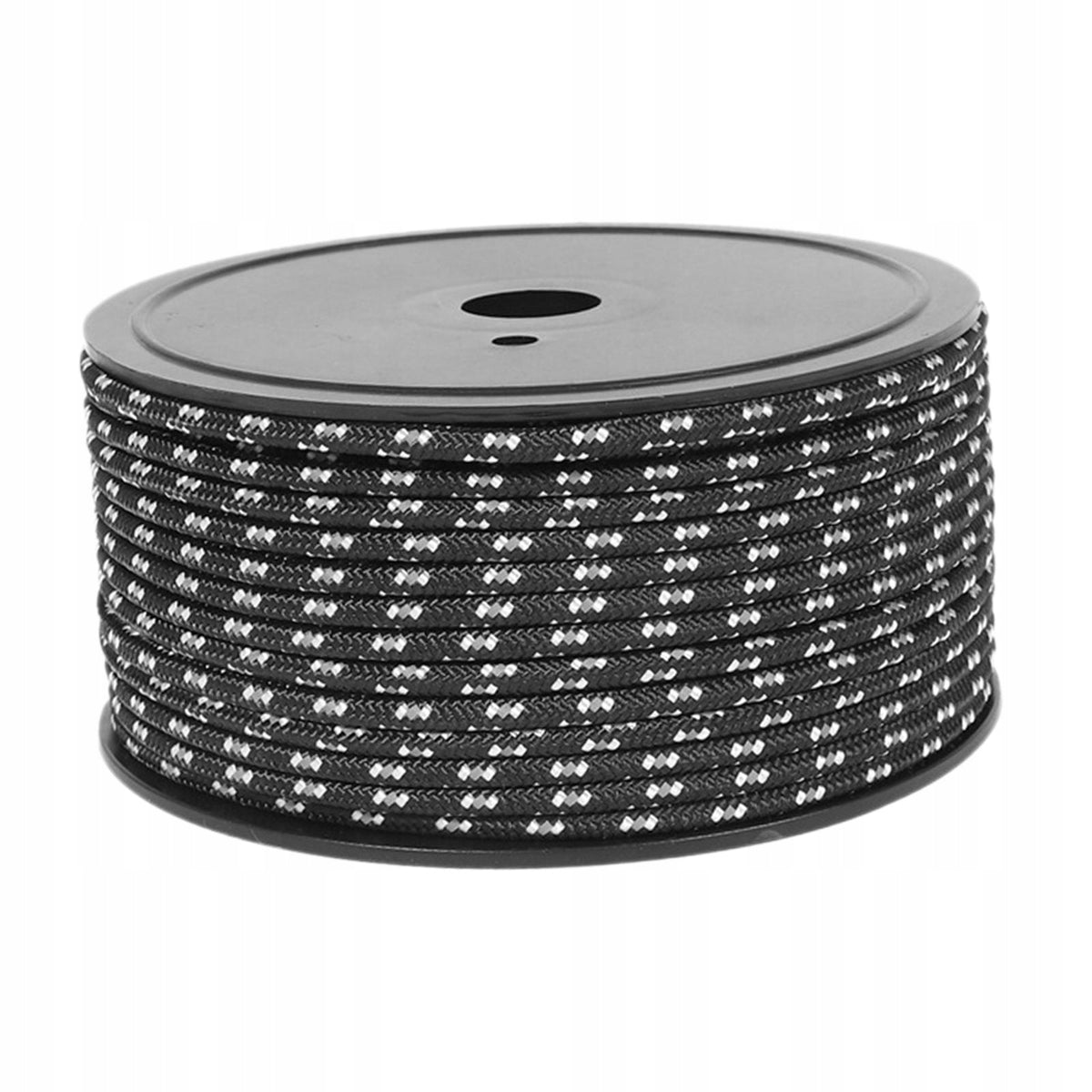 Outdoor Tent Rope 4mm Thickness Reflective Rope Wind Rope for Hammock black Brand no brand