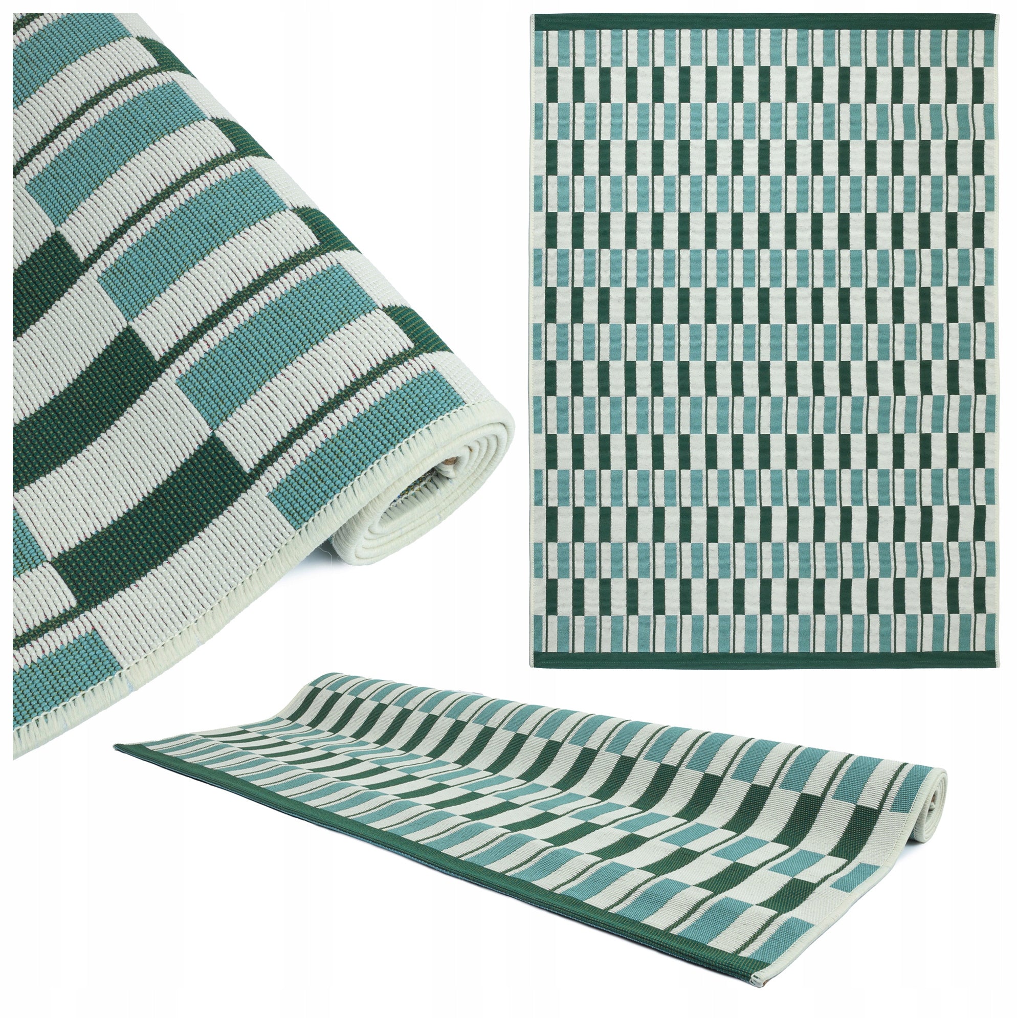 Outdoor Terrace Rug 120x170 Waterproof Terrace Rug for Balcony String Product width 120 cm