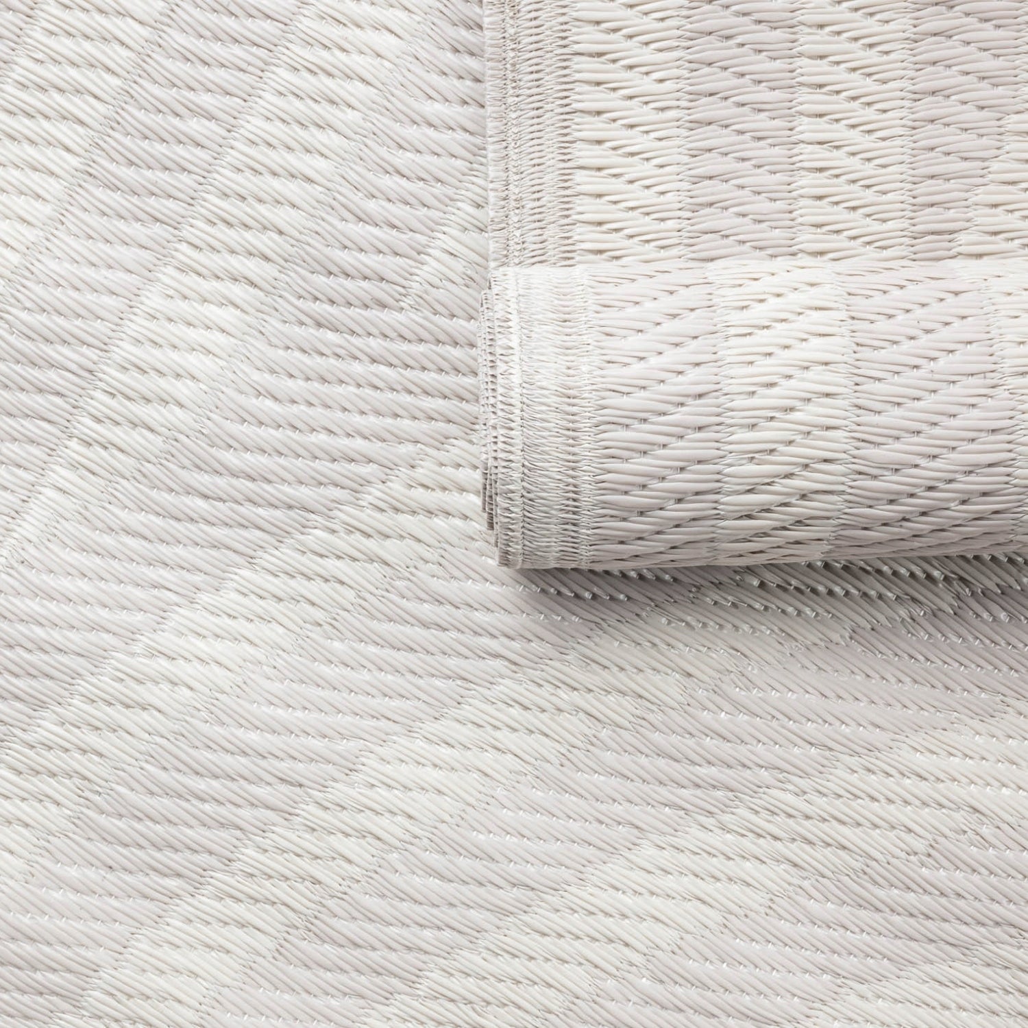 Outdoor Terrace Rug 150x200cm Large Waterproof Balcony Terrace Mat Color beige