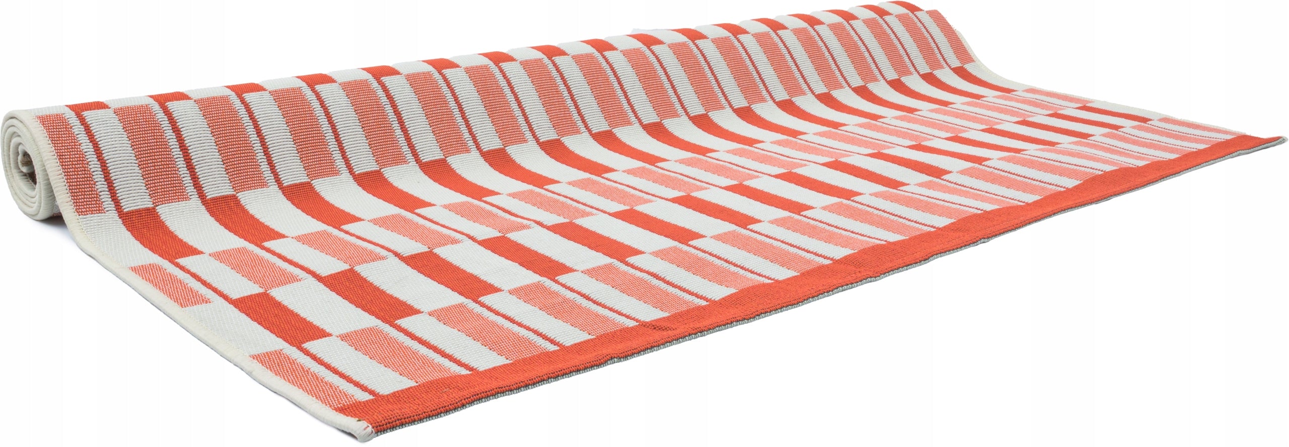 Outdoor Terrace Rug 200x300 Waterproof Terrace String Balcony 2x3 Color orange