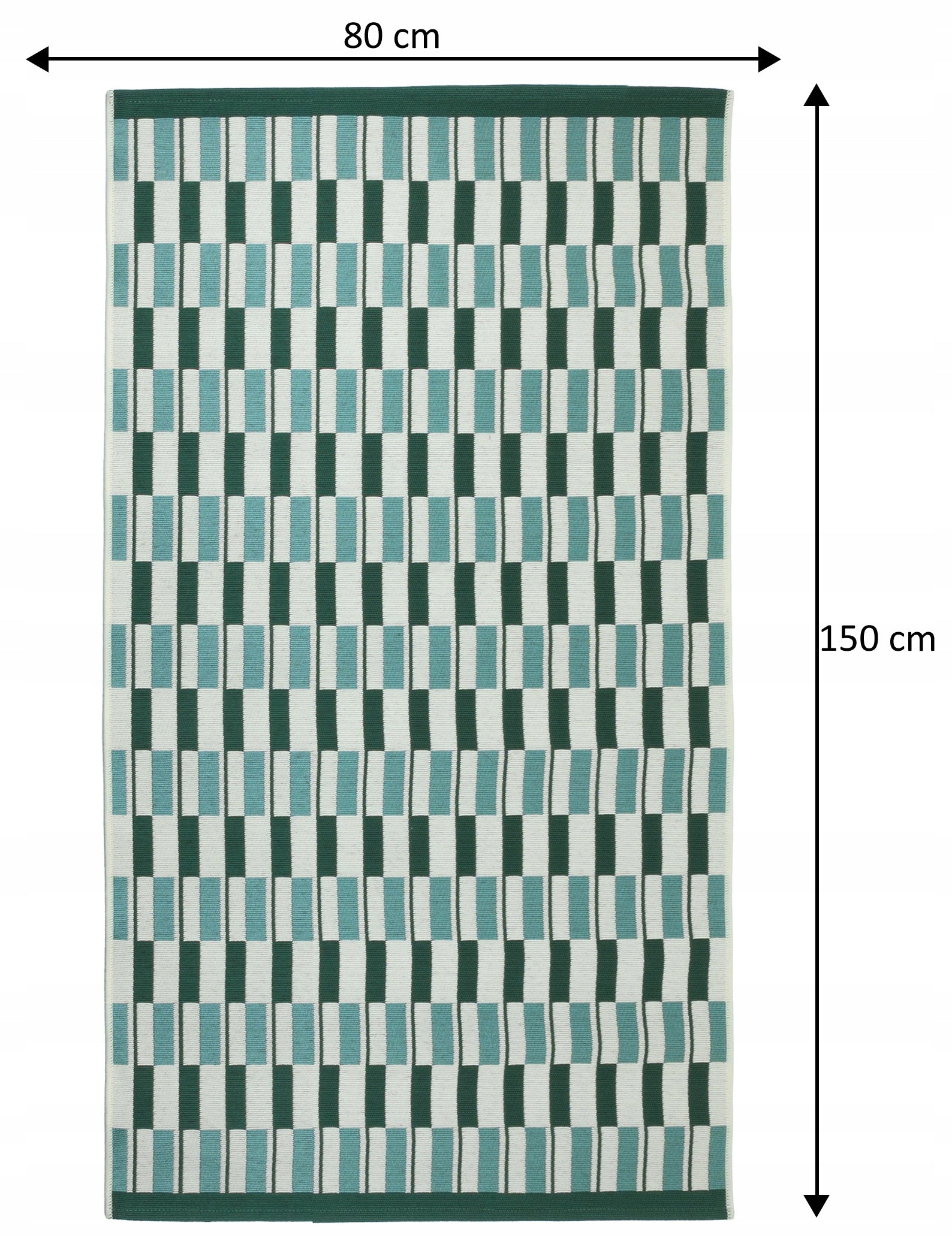 Outdoor Terrace Rug 80x150 Waterproof Terrace Rug for Balcony String Thickness 3 mm