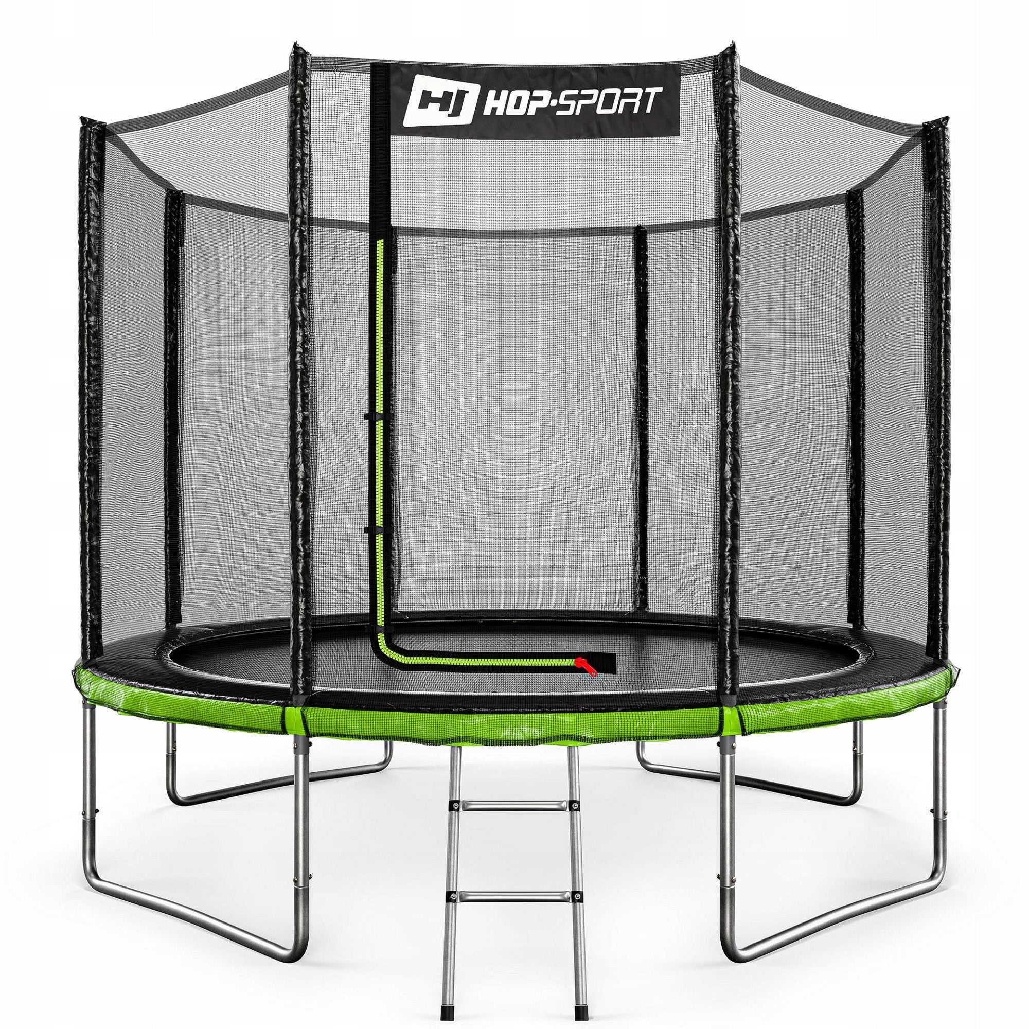 Outdoor Trampoline 305cm Garden 10ft With Mesh Large Ladder For Kids