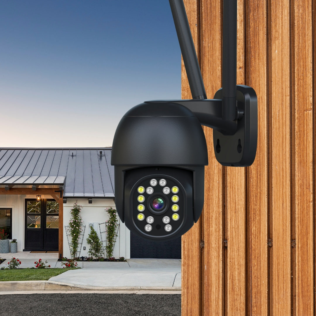 Outdoor WiFi Camera Rotating 8MPx ZOOM UHD 2160p 4K NOTIFICATIONS BLACK Packaging status original