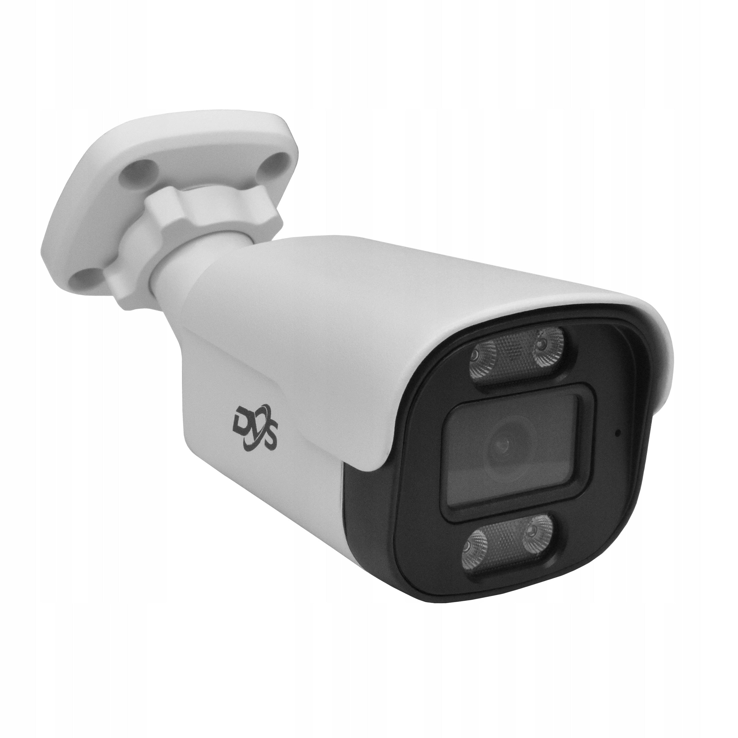 Outdoor analog camera DVS 8Mpx 4K white IR tube LED 25m color at night