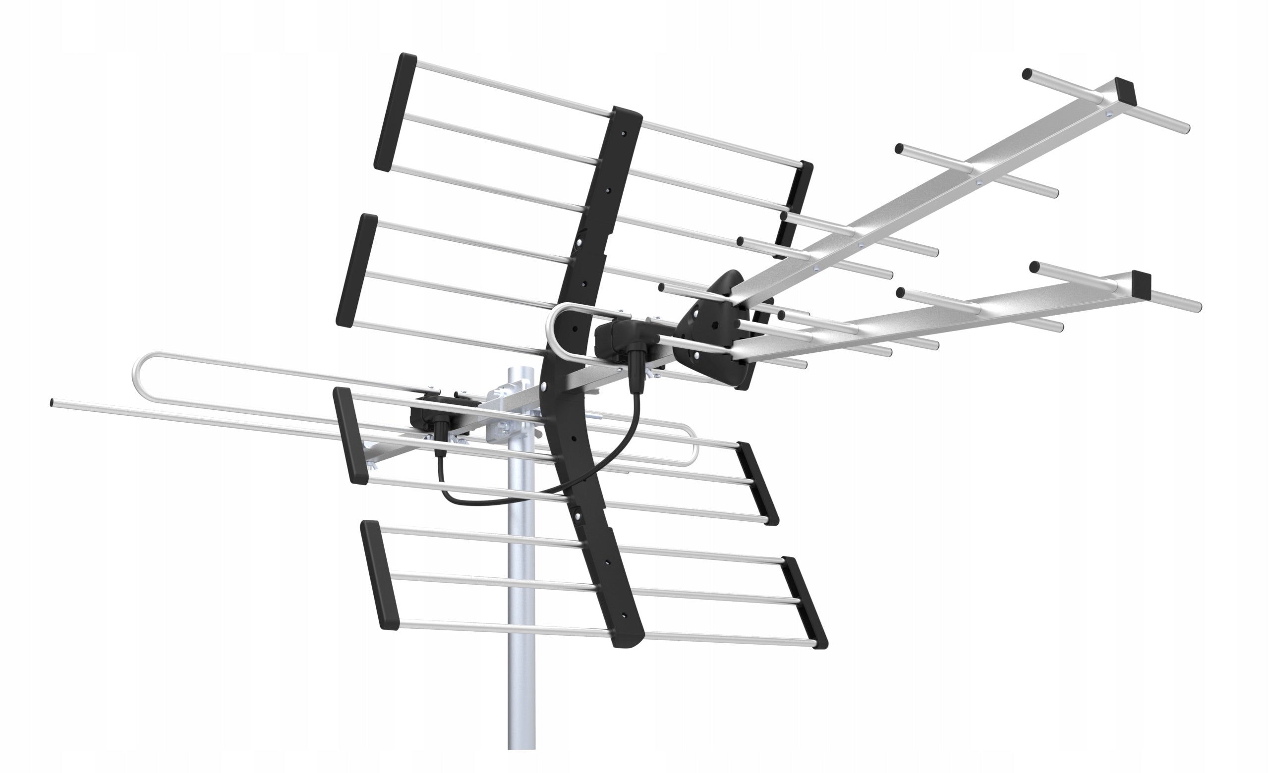 Outdoor antenna INPREL 602P-V/UHF DVB-T2 H.265 4K does not require LTE filter Packaging status original