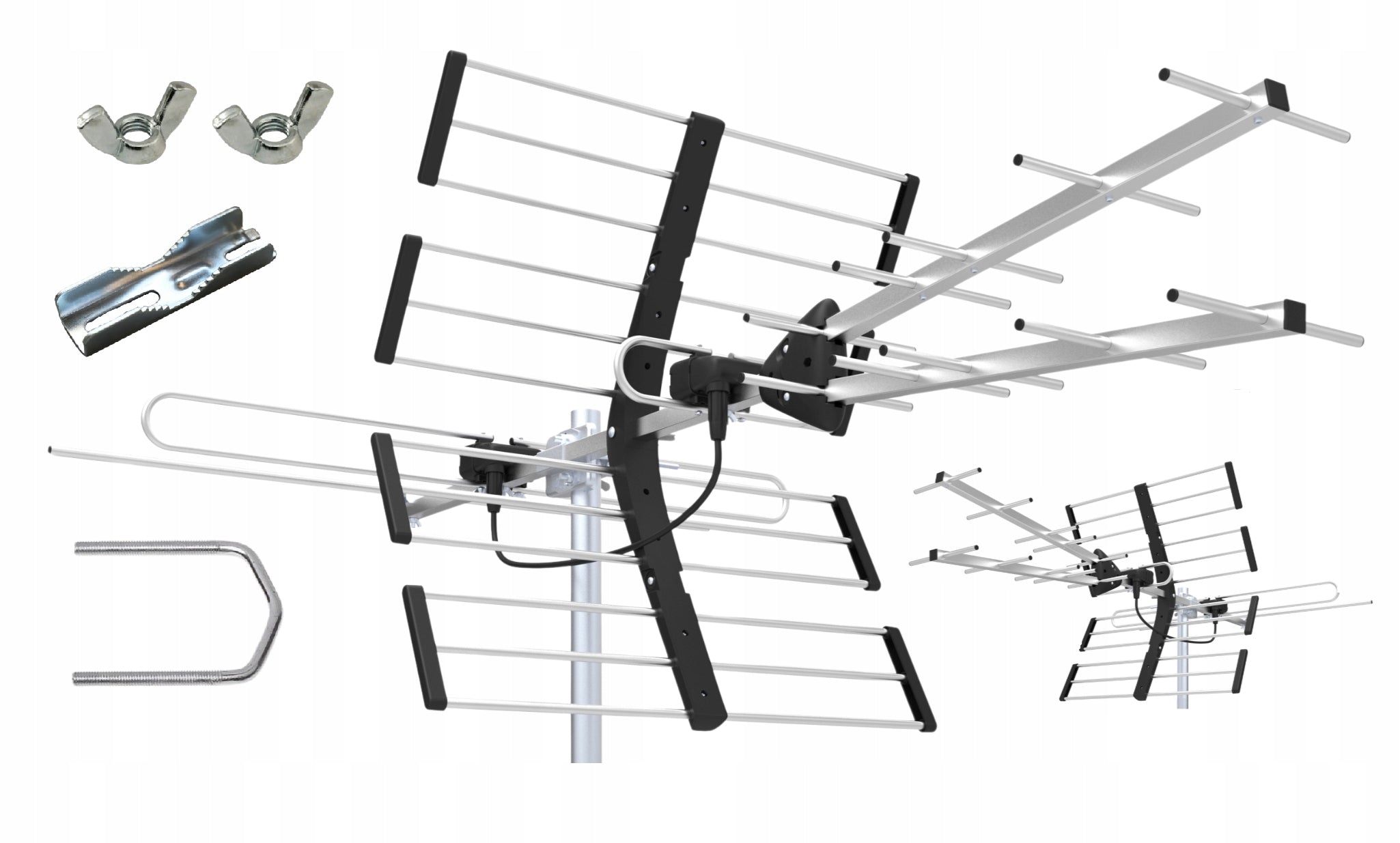 Outdoor antenna INPREL 602P-V/UHF DVB-T2 H.265 4K does not require LTE filter