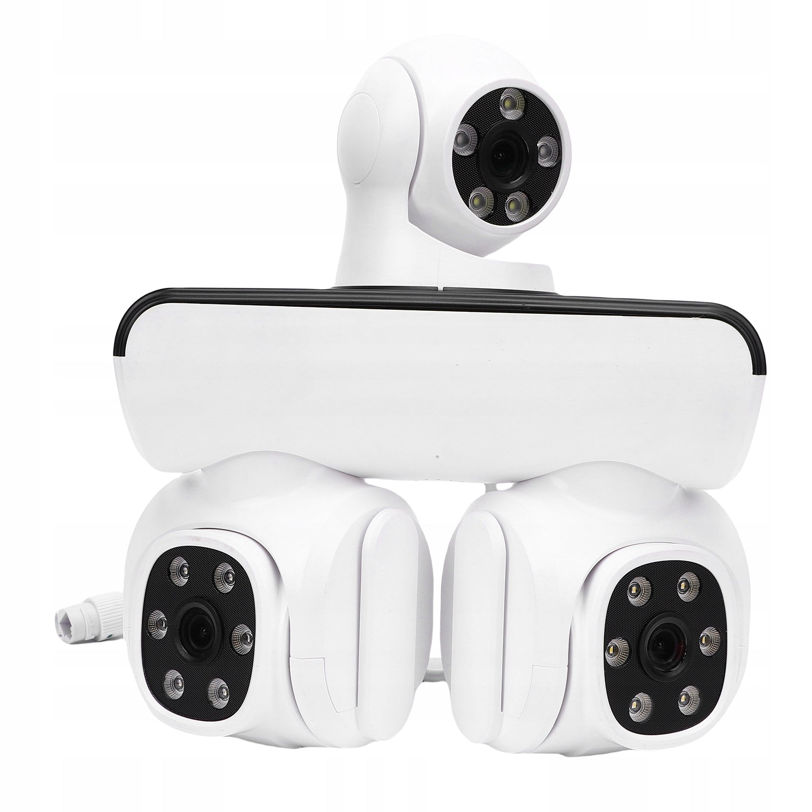 Outdoor camera with triple lens, rotating ME detection Model 1668QEOC