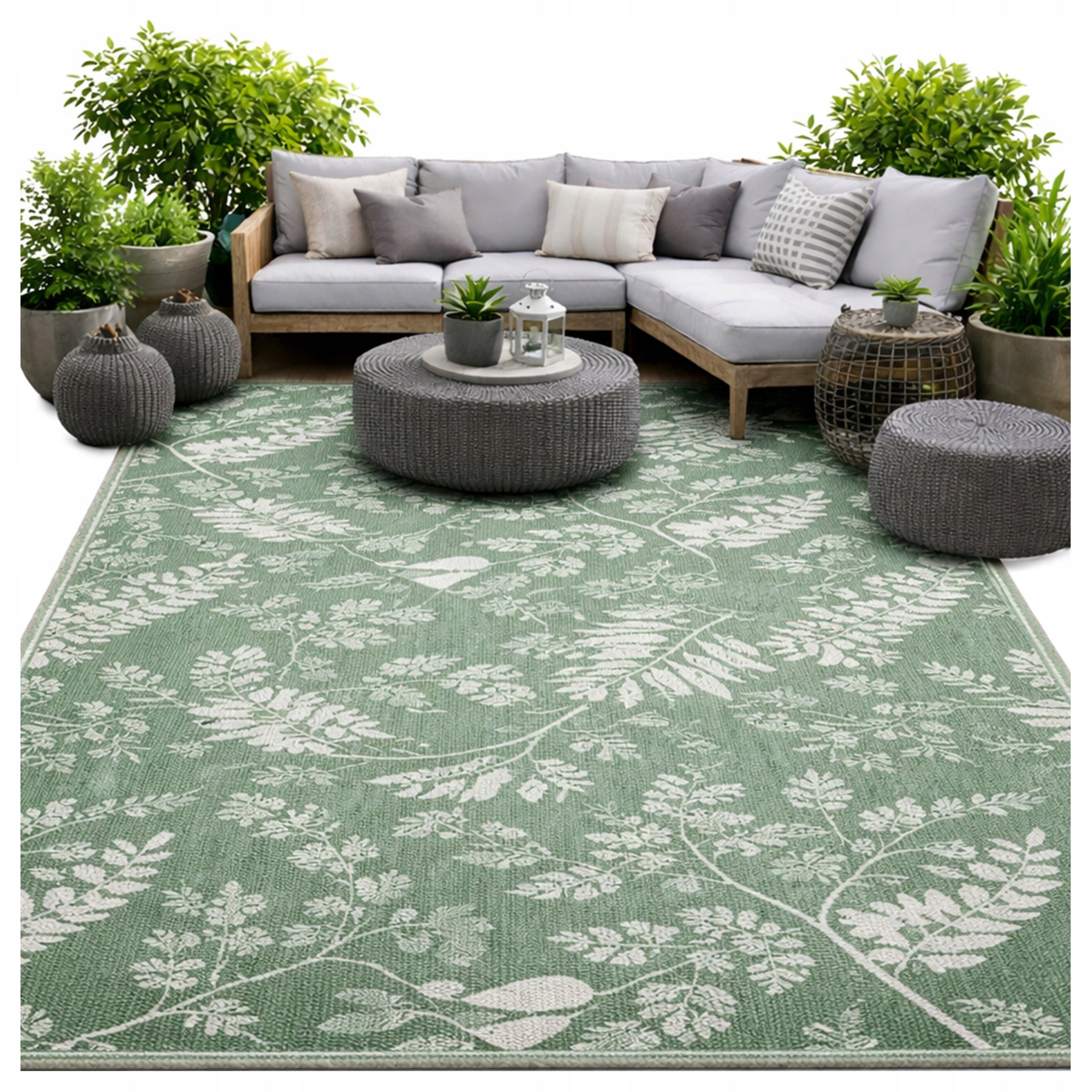 Outdoor carpet 120x170 cm terrace waterproof for terrace balcony for garden