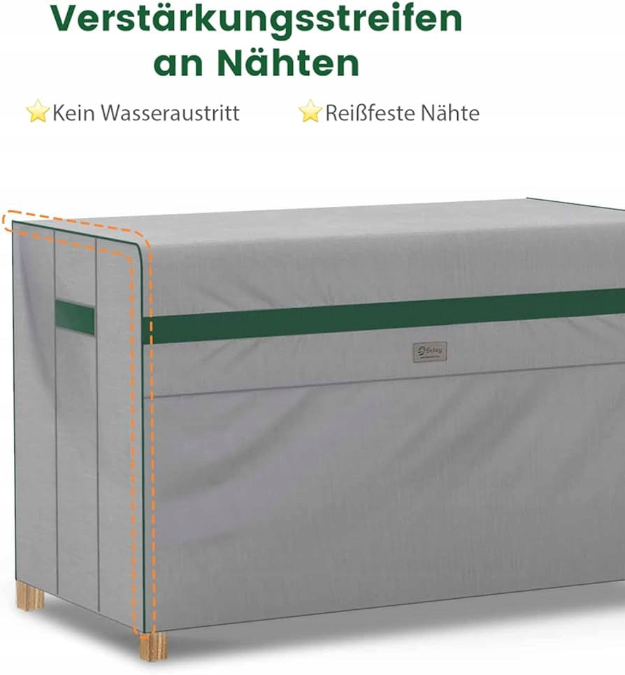 Outdoor furniture cover table light grey green 125 x 63 x 74 cm Manufacturer Sekey